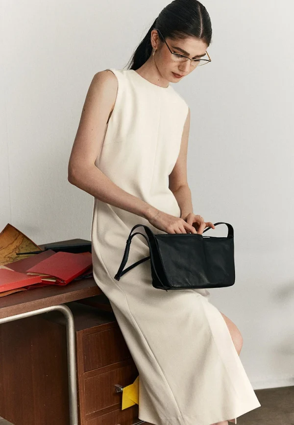 Triacetate Slit Dress - Bodycon Bandage Dress-2025-[MAV]