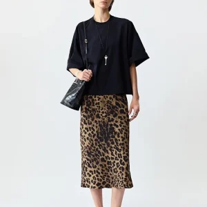 Leopard Print Mermaid Skirt - Curve-Hugging Evening Skirt-2025-[MAV]