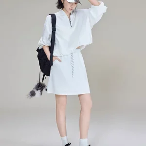 Lyocell Tennis Skirt - Sporty A-Line Skirt-2025-[MAV]