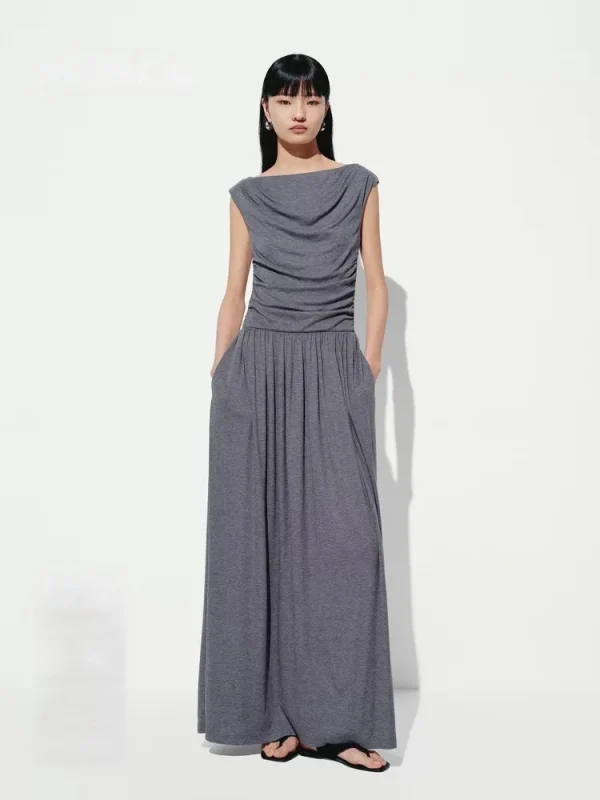 Draped One-Shoulder Gown - Red Carpet Evening Dress-2025-[MAV]