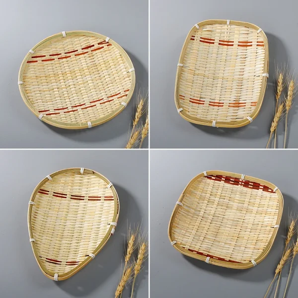 Handwoven Rattan Fruit Basket  C Natural Eco-Friendly Kitchen Decor