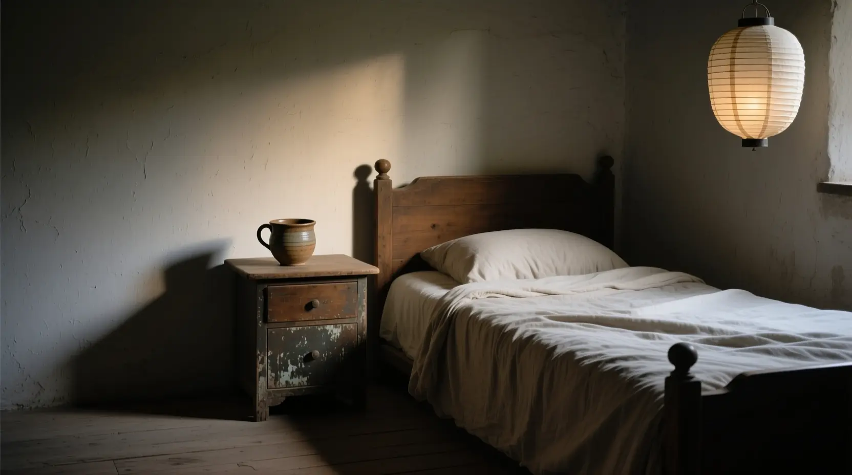 Where the Walls Whisper: Building a Room for Sleep from Silence and Patina